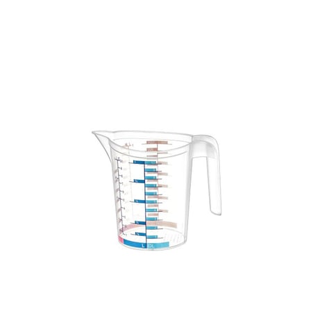 Özel Seri Şeffaf Gereç Tatlı Yapımı 1 Litre Multi Ölçü Kabı