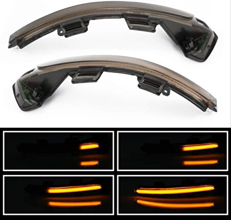 PASSAT B8 2014+ VE ARTEON IÇIN UYUMLUDINAMIK LED AYNA SINYALI MAVI SELAMLAMA