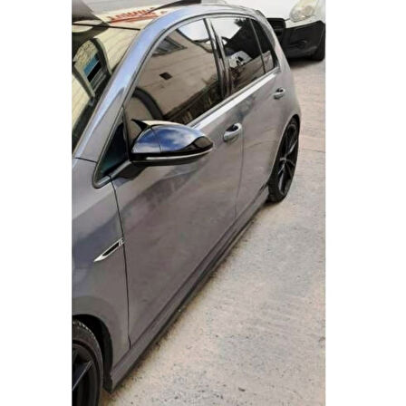 Volkswagen Golf 7 Yarasa Ayna Kapağı Batman Piano Black