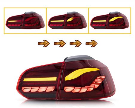 GOLF 6 DRAGON LED STOP (KIRMIZI)