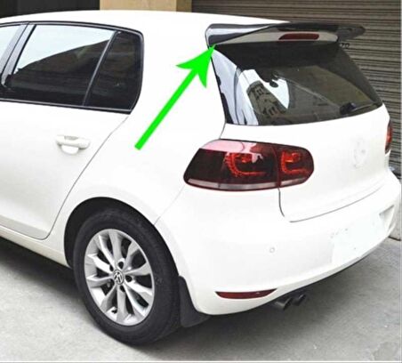 GOLF 6 SPOILER (PIANO BLACK)
