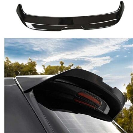 GOLF 7-7.5 IÇIN UYUMLU R-LINE SPOILER   - PIANO BLACK (PARLAK SIYAH)