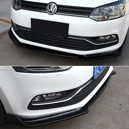 VW Polo MK5/5,5 Ön Tampon Lip 3 Parça 2009 - 2017