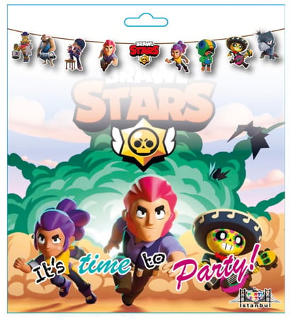 Özel Üretim Dekoratif Süsleme Parti Süsü 3D BRAWL STARS ZARF BANNER