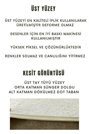 Monnhein Yolluk Halı – Kaymaz Tabanlı, Yıkanabilir, Yumuşak Dokulu, Şık ve Dayanıklı Tasarım (snop yolluk)