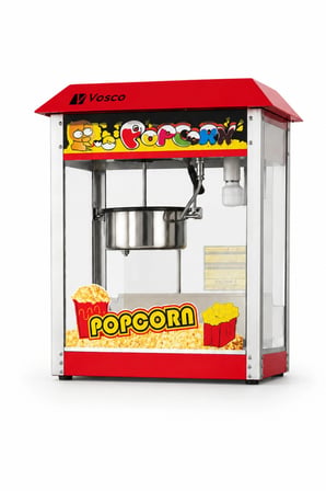 Tezgah Üstü Otomatik Patlamış Mısır Makinesi – 300 gr Hazneli Profesyonel Popcorn Makinesi