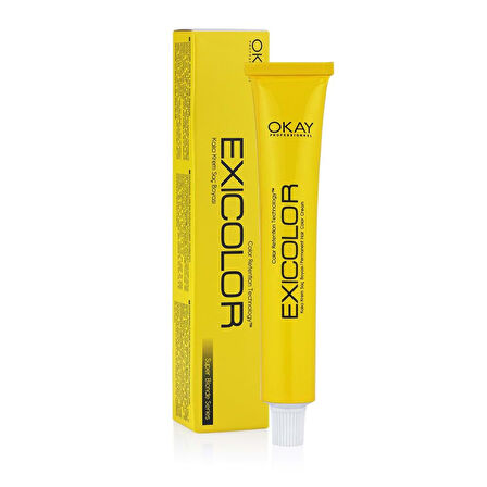 Exicolor Tüp Boya 1002 Extra Açık İnci Sarısı x 3 Adet + Sıvı Oksidan 3 Adet