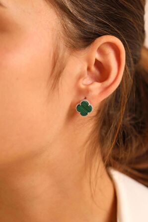 925 Ayar Gümüş Van Cleef Küpe(ÖZEL KUTULU)