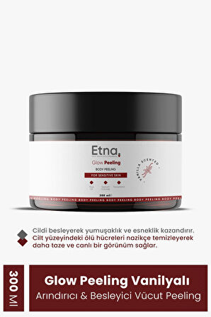 Etna Pharma Vanilya Özlü Besleyici Ve Arındırıcı Glow Peeling 300 ML