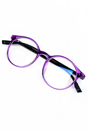 Vanir Lila Mavi Işık Korumalı Gözlük ( Bilgisayar Ekran Gözlüğü )