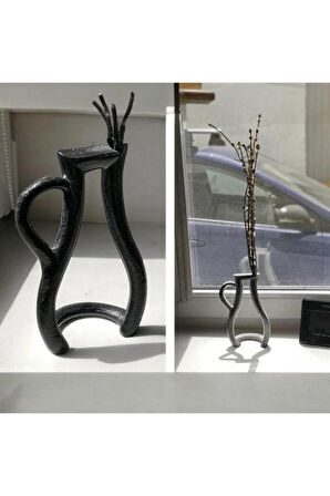 Estetik 3D Baskı Vazo - 24 cm, PLA Malzeme