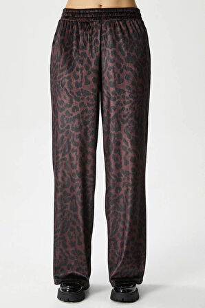 Leopar desen pantolon