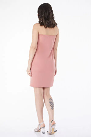 Bağcık detaylı abiye elbise