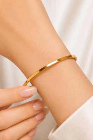 9 Gram 22 Ayar Kibrit Çöpü Bilezik (İşçiliksiz) - Yatırımlık Altın Bilezik