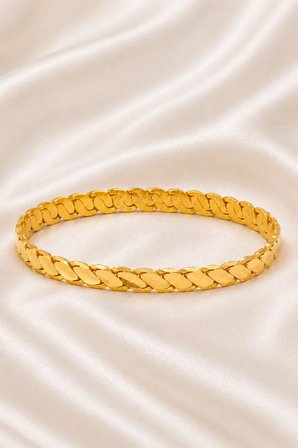 16 Gram 22 Ayar  Üçlü (3'lü) Adana Burma Bilezik (İşçiliksiz) - Yatırımlık Altın Bilezik