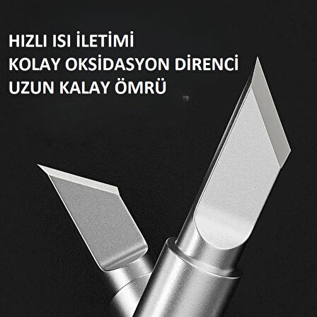 60W Profesyonel Lehimleme ve Test Ekipmanları Lehim Seti Multimetre 8'i 1 Arada Tornavida