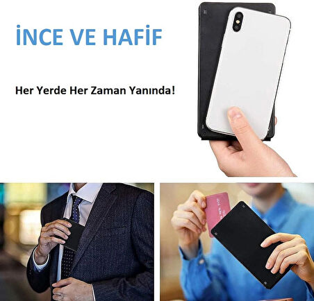 Katlanabilir Kablosuz Bluetooth Klavye Hafif Ergonomik 30 Gün Pil Ömrü Telefon Tablet Pc Uyumlu