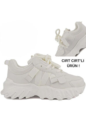 Bağcık Görünümlü Cırt Cırtlı Sneaker Ortopedik Çocuk Spor Ayakkabı Siyah Venom Somon