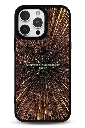 iPhone 13 Uyumlu Glossy Parlak Tasarım Telefon Kılıfı - Şans Mottosu
