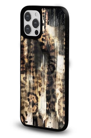 iPhone 17 Uyumlu Desenli Parlak Tasarım Telefon Kılıfı - Leopar