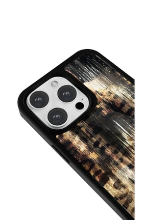iPhone 17 Uyumlu Desenli Parlak Tasarım Telefon Kılıfı - Leopar