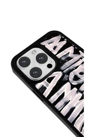iPhone 12 Pro Max Uyumlu Desenli Parlak Tasarım Telefon Kılıfı - Amor Grafiti