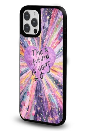 iPhone 12 Pro Max Uyumlu Desenli Parlak Tasarım Telefon Kılıfı - The Future Is Yours