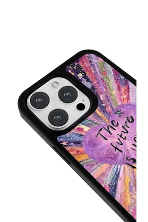 iPhone 12 Pro Max Uyumlu Desenli Parlak Tasarım Telefon Kılıfı - The Future Is Yours