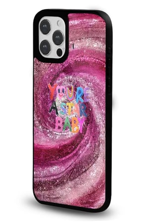 iPhone 13 Uyumlu Desenli Parlak Tasarım Telefon Kılıfı - Youre A Star Baby