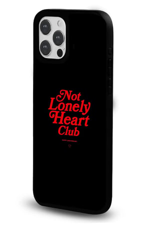 iPhone 14 Pro Uyumlu Desenli Parlak Tasarım Telefon Kılıfı - Not Lonely Heart Club
