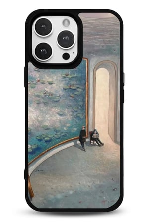 iPhone 15 Uyumlu Desenli Parlak Tasarım Telefon Kılıfı - Nilüferler Sergisi