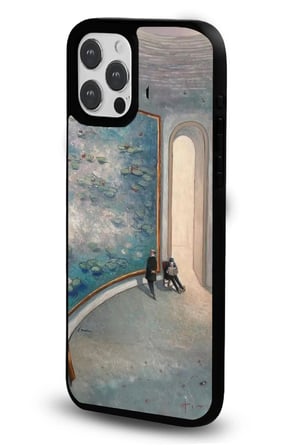 iPhone 15 Uyumlu Desenli Parlak Tasarım Telefon Kılıfı - Nilüferler Sergisi