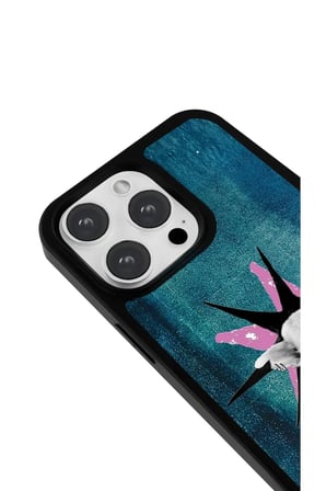 iPhone 16 Pro Uyumlu Desenli Parlak Tasarım Telefon Kılıfı - Punk Köpek