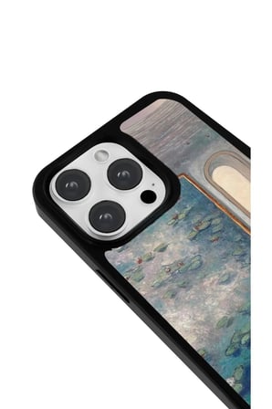 iPhone 17 Pro Uyumlu Desenli Parlak Tasarım Telefon Kılıfı - Nilüferler Sergisi
