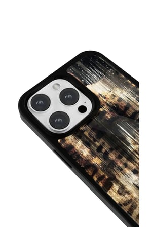 iPhone 17 Pro Max Uyumlu Desenli Parlak Tasarım Telefon Kılıfı - Akrilik Leopar