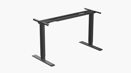 Çift Motorlu Elektrikli Yükseklik Ayarlı Masa İskeleti 70-120 cm, 125 kg Taşıma Kapasiteli – Tablası