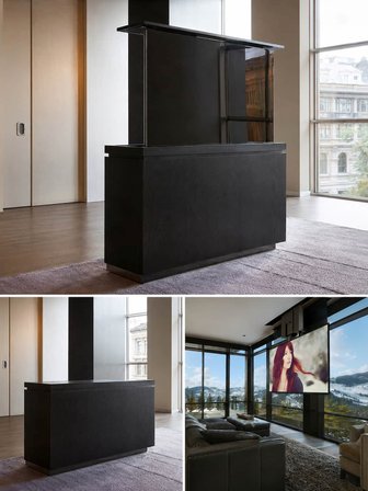 Vesamax 25-60'' İnç Uzaktan Kumandalı Motorlu Gizli TV Lift Asansör Mekanizması