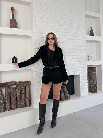 Fok ceket premıum kalite siyah st255860