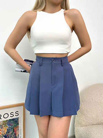 Pileli atlas mini etek s24820