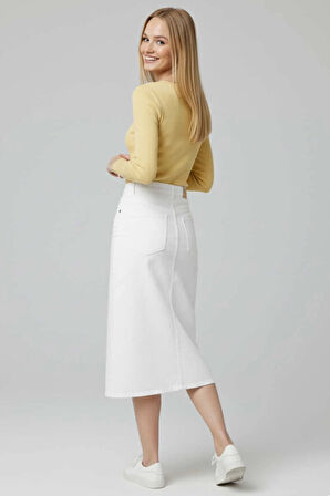 Çıtçıt Detaylı Bluz Sarı T4343