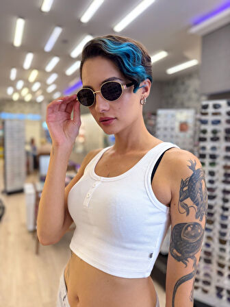 Via Gold/Black 55 Olivier Philippe Polarize Güneş Gözlüğü