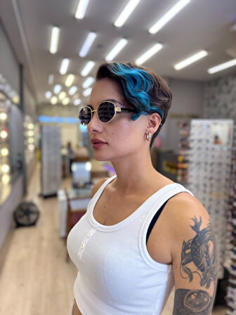 Via Gold/Black 55 Olivier Philippe Polarize Güneş Gözlüğü