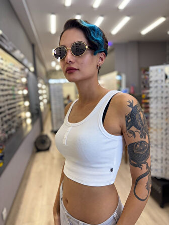 Via Gold/Black 55 Olivier Philippe Polarize Güneş Gözlüğü