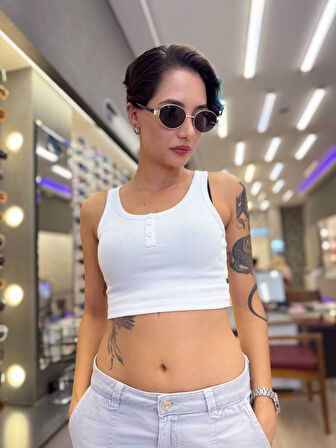 Via Silver/Füme 55 Olivier Philippe Polarize Güneş Gözlüğü