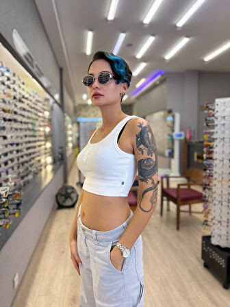 Via Silver/Füme 55 Olivier Philippe Polarize Güneş Gözlüğü