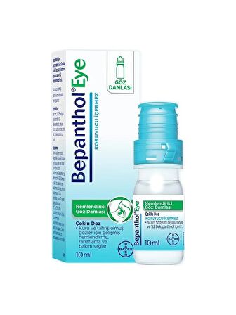 Bepanthol Eye Nemlendirici Goz Damlası Çoklu Doz 10 ml