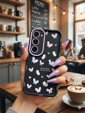 Vivo V50 Lite Uyumlu Kılıf Desenli Darbe Emici Kamera Korumalı Hlt-DsnAnns