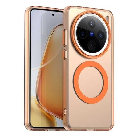 Vivo X200 Pro Uyumlu Kılıf Renkli Kenarlı Magesafe Özellikli Hlt-Colour