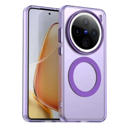 Vivo X200 Pro Uyumlu Kılıf Renkli Kenarlı Magesafe Özellikli Hlt-Colour