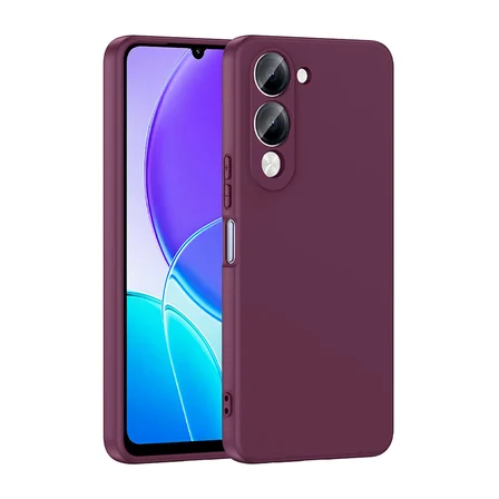 Vivo Y04 Uyumlu Kılıf Kamera Korumalı İçi Kadife Lansman Silikon Zr-Mara
